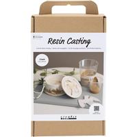 Creativ Company Hobbyset hars gieten, pot met deksel, beige, off white, 1 doos - thumbnail
