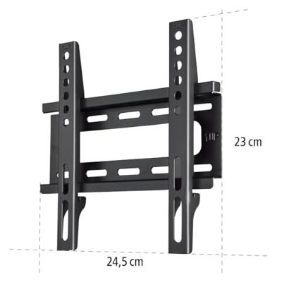 Hama tv-muurbeugel vast voor schermen tot 117 cm zwart