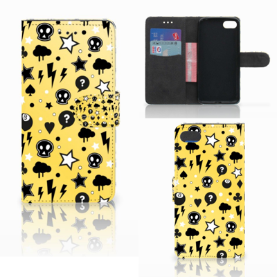 Telefoonhoesje met Naam Huawei Y5 2018 Punk Geel