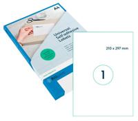 Etiket Rillprint 210x297mm mat transparant 25 etiketten - thumbnail