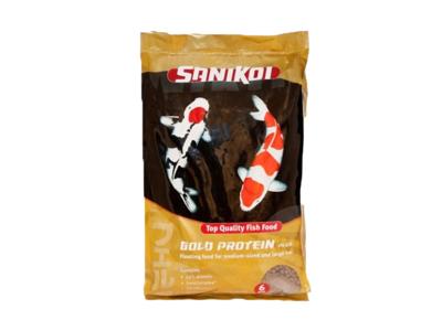 SaniKoi Gold protein plus visvoer 6mm - 10 liter SaniKoi Gold protein plus visvoer 6mm - 10 liter