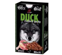 ALPHA SPIRIT Kip natural snacks - traktatie voor honden - 80g - thumbnail