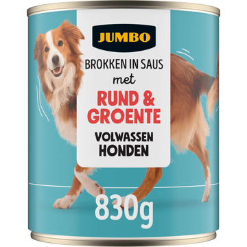 Jumbo Hondenbrokken In Saus Rund en Groenten 830 g