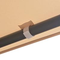 Prieel 3x3 m staal beige - thumbnail