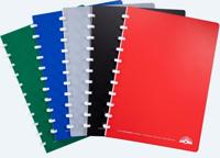 Atoma Eco schrift, ft A4, 144 bladzijden, commercieel geruit, geassorteerde kleuren - thumbnail
