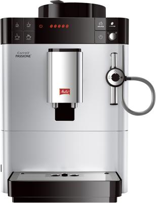 Melitta CAFFEO Passione - Automatisch koffiezetapparaat met cappuccinatore - 15 bar - zilver - thumbnail