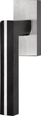 Formani Piet Boon TWO PBL22-DK draaikiepgarnituur rechtsdraaiend - mat RVS/eikenhout zwart