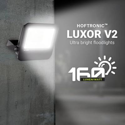 Luxor V2 LED Breedstraler - 50 Watt 8000 lumen - 160lm/W - IP65 waterdicht - 6500K daglicht wit licht - 5 jaar garantie