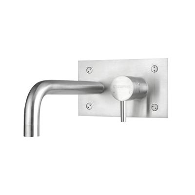 Wastafelmengkraan Inbouw Sapho Minimal 1-hendel Uitloop Gebogen 22.5 cm RVS Sapho Wastafelmengkraan Inbouw Sapho Minimal 1-hendel Uitloop Gebogen 22.5 cm RVS Sapho