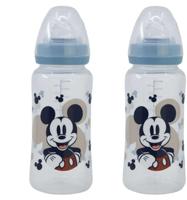 Set van 2 babyflesjes - DISNEY BABY - MICKEY COLLECTOR - 360 ml - Siliconen speen - 3 doorstroomstanden - thumbnail