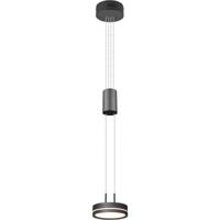 LED Hanglamp 7.2W. Dimbaar. Warm Wit 3000K. Mat Antraciet Aluminium - thumbnail