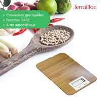 Elektronische keukenweegschaal - TERRAILLON - BAMBOE - Capaciteit 3 Kg - Bamboeblad - thumbnail