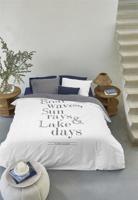 Rivièra Maison Riviera Maison Dekbedovertrek Lake Days - Marineblauw 240x200/220 cm - thumbnail