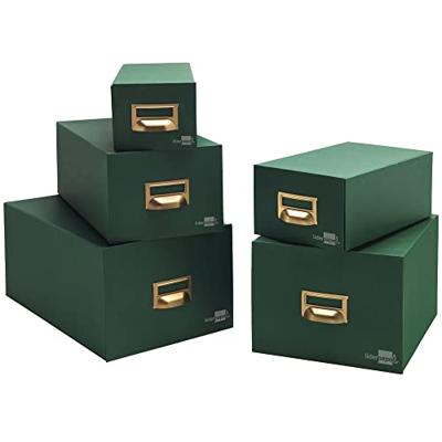 Vulbare opbergkest Liderpapel TV01 Groen Weefsel