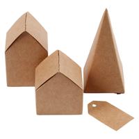 Creativ Company Huizen en bomen karton set - thumbnail