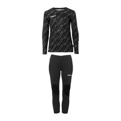 Uhlsport Progressive Keepersset Lange Mouwen Kids Zwart Uhlsport Progressive Keepersset Lange Mouwen Kids Zwart