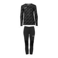Uhlsport Progressive Keepersset Lange Mouwen Kids Zwart - thumbnail