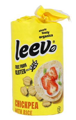 Leev Kikkererwten wafels glutenvrij bio 100 Gram