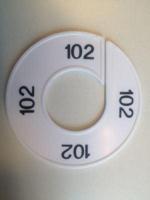 Maatring wit/zwart 102 - thumbnail