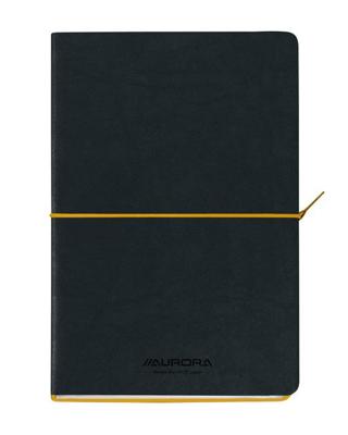 Notitieboek aurora tesoro a5 100blz lijn 80gr geel