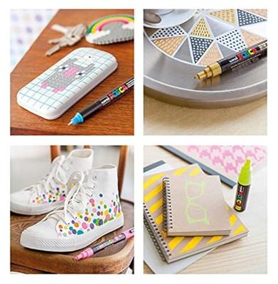 Uni-Posca Posca marker, afm pc-5m, lijndikte 2,5 mm, medium, straw yellow, 1 stuk