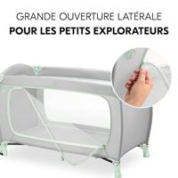 Reiswieg - HAUCK - SLEEP N PLAY GO PLUS - 60 x 120 cm - Vanaf de geboorte - Opvouwbaar - Wielen - Dusty Mint - thumbnail
