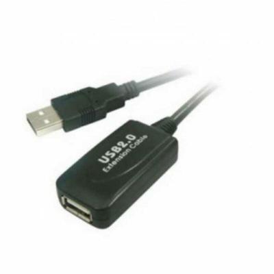 NanoCable 10.01.0211 – verlengkabel USB 2.0, mannelijk naar vrouwelijk, zwart, 5 m