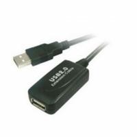 NanoCable 10.01.0211 – verlengkabel USB 2.0, mannelijk naar vrouwelijk, zwart, 5 m - thumbnail