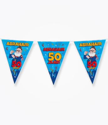 Paperdreams Party vlag - Abraham cartoon