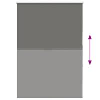 Rolgordijn verduisterend 115x130 cm stofbreedte 110,7 cm grijs - thumbnail