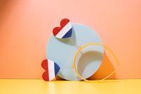 Oranje Diadeem Hartjes Nederland - thumbnail