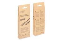 Digitus DB-340105-010-S DisplayPort Adapter [1x DisplayPort stekker - 1x DisplayPort stekker] Zwart Afgeschermd, Rond 1 m - thumbnail