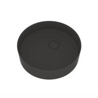 Opbouw Waskom Ideavit Solidfloat 40x40x12 cm Solid Surface Mat Grijs - thumbnail