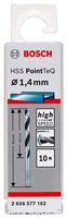 Bosch Accessories 2608577182 2608577182 HSS Metaal-spiraalboor 1.4 mm Gezamenlijke lengte 40 mm DIN 338 Cilinderschacht 10 stuk(s) - thumbnail
