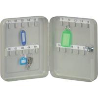 Q-CONNECT sleutelkast voor 20 sleutelhangers grijs - thumbnail