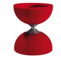 Eureka Rubber diabolo - rood - thumbnail