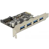 DeLOCK PCI Express Kaart > 4x USB 3.0 usb-controller - thumbnail
