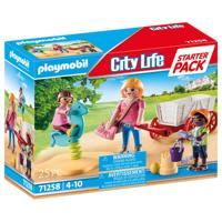 Playmobil 71258 Starter Pack City Life Kinderoppas Bolderwagen - thumbnail