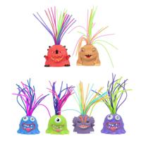 Toi-Toys Fun monster met trekbare haren met geluid - thumbnail