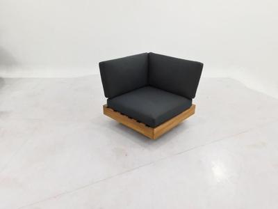 Los Angeles Lounge Hoekstuk 984 - Staal Zwart