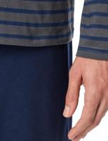 Schiesser heren pyjama extra lang - Antraciet - Casual Essentials - thumbnail