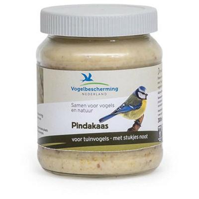 Vogelbescherming vogelpindakaas met stukjes noot 330g
