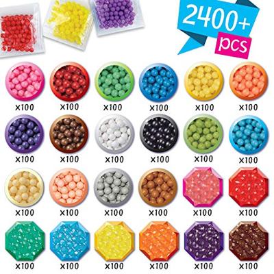 The Mega Recharge 2400 Pearls - Aquabeads - 31502 - 24 kleuren - thumbnail