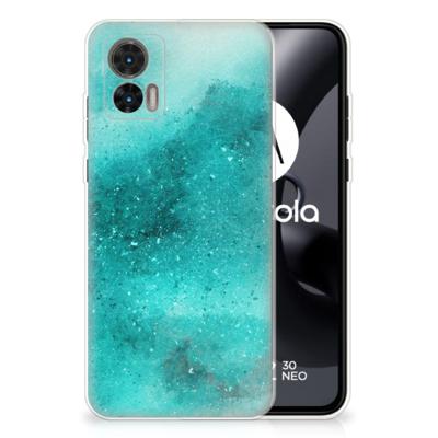 Smartphone hoesje Motorola Edge 30 Neo Painting Blue