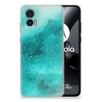Smartphone hoesje Motorola Edge 30 Neo Painting Blue - thumbnail