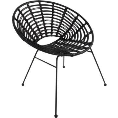 Vero tuinstoel zwart set van 2