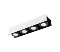 Stars of Light Richtbare spotsVidago 4-lichts wit met zwart - 39318 - thumbnail