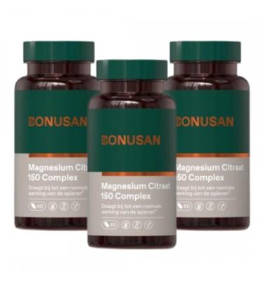 Bonusan Magnesium Citraat 150 Complex Tabletten Bonusan Magnesium Citraat 150 Complex Tabletten