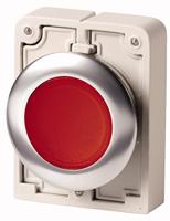 Eaton 182926 M30C-FDL-R Druktoets Plat, Rond, Verchroomd Knop Rood 1 stuk(s) Piece - thumbnail