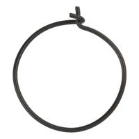 Creativ Company Oorbel zwart, 8st. - thumbnail